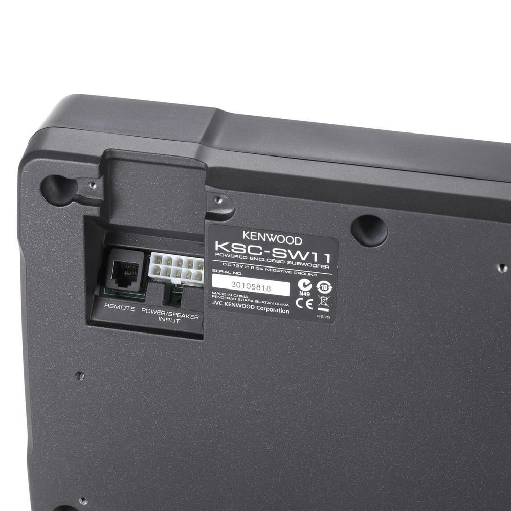 Kenwood KSCSW11 150W Slim Underseat Subwoofer